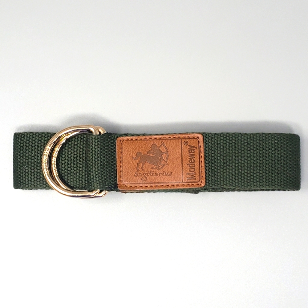 Modeway Canvas & Leather Belt